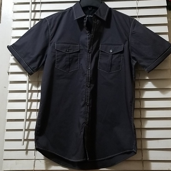 Michael Brandon Other - MEN'S MICHAEL BRANDON GREY COLLAR  SHIRT SZ S NWT